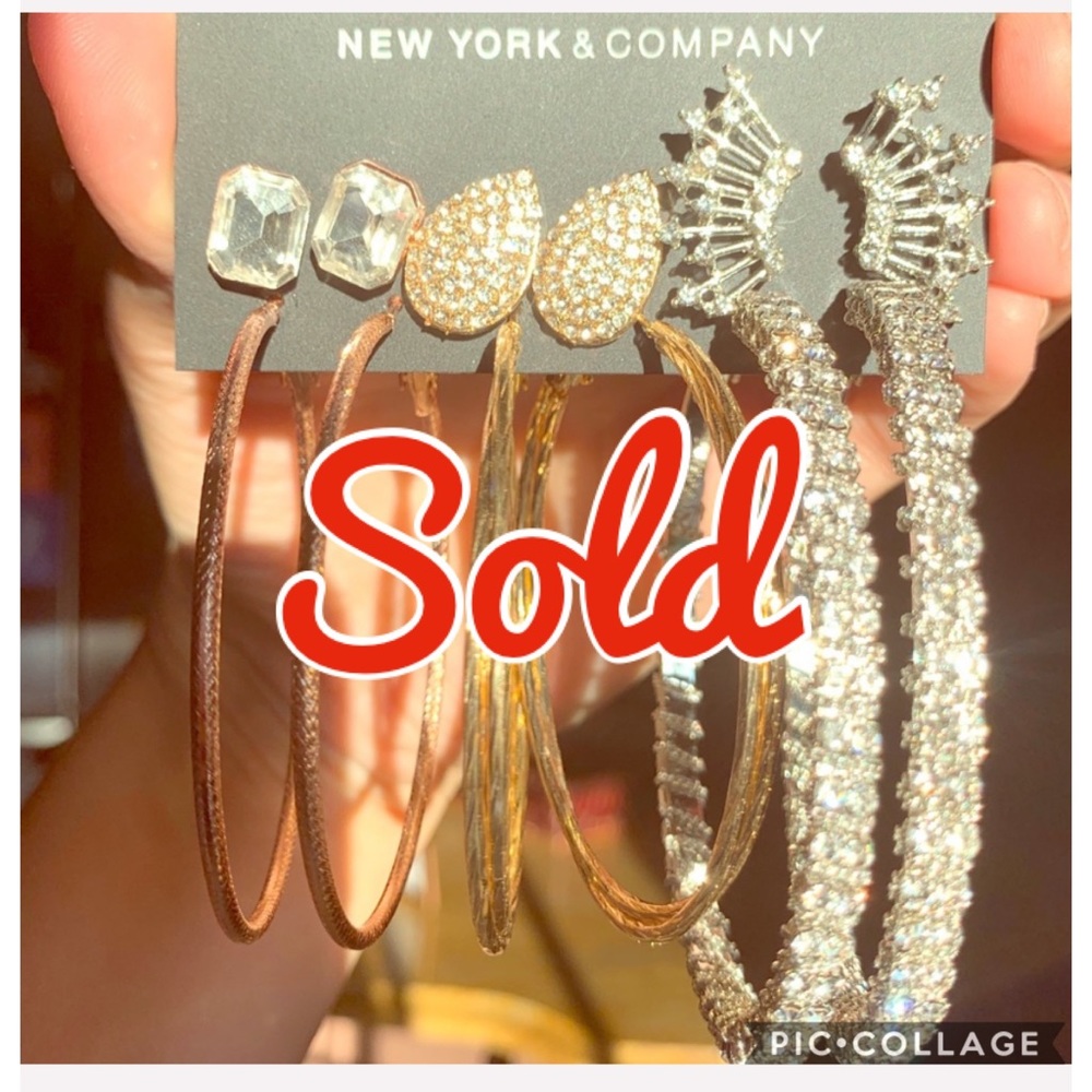 New York & Company: NWT 6 Pairs Earrings Set